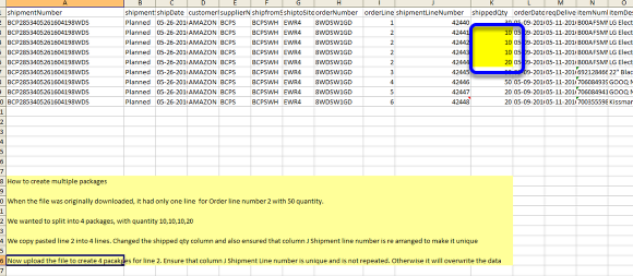 How to create multiple packages